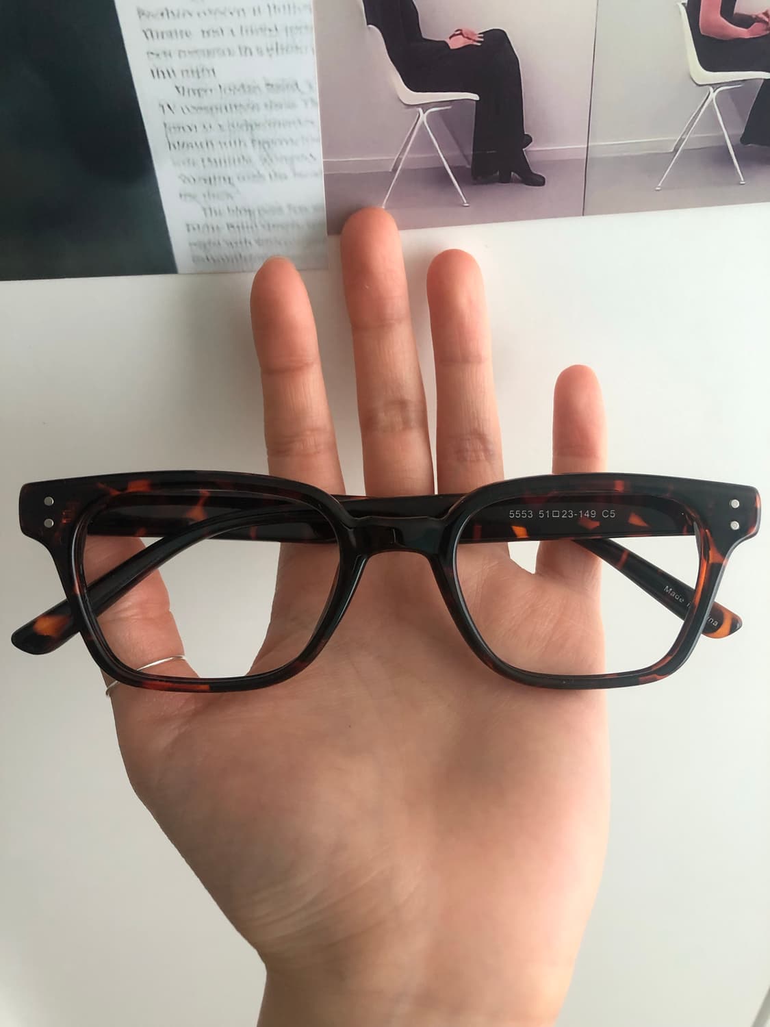 레오파드 호피 안경 상품이미지1