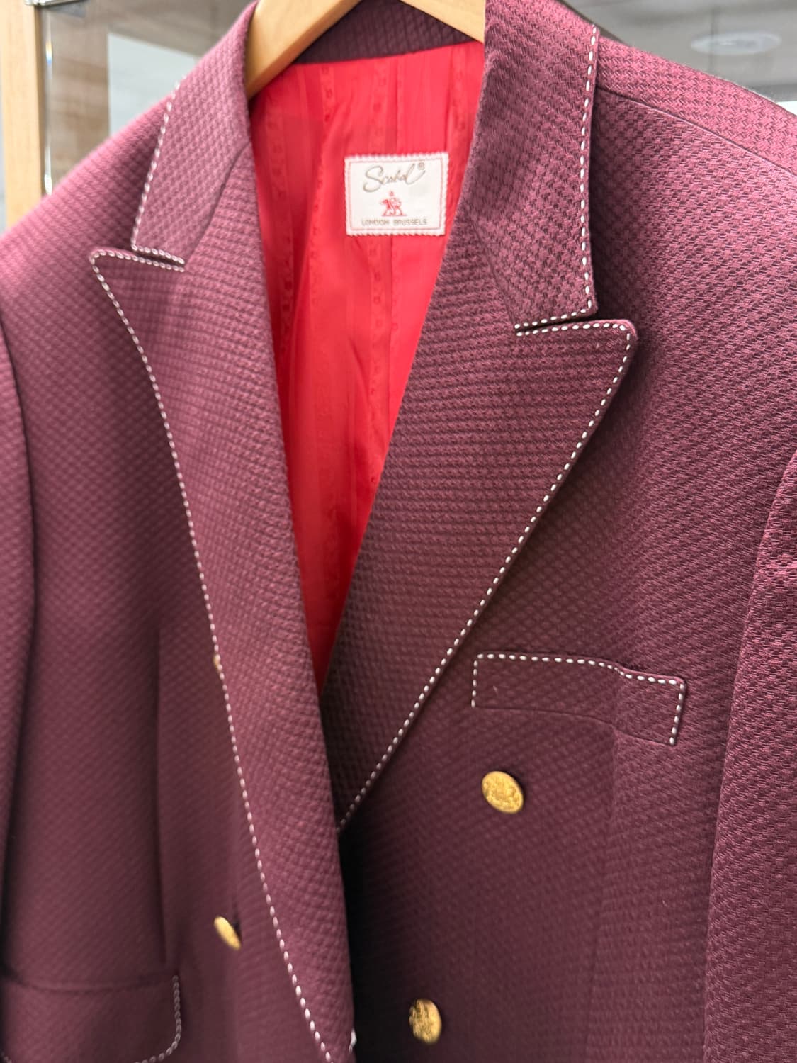 80s stitch taylor jacket  상품이미지5