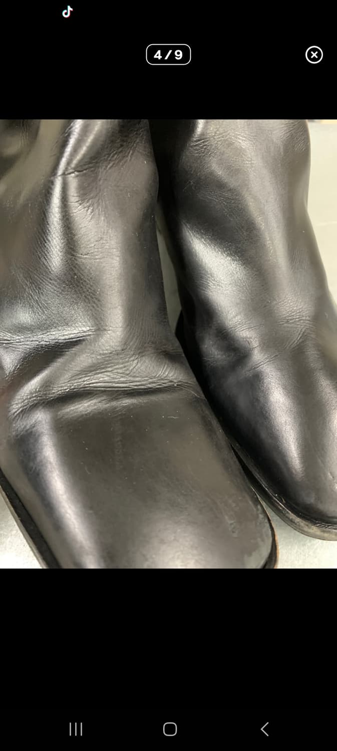 Gucci 앵클 레더 부츠 블랙 7.5(255) (gr-3506) 상품이미지4