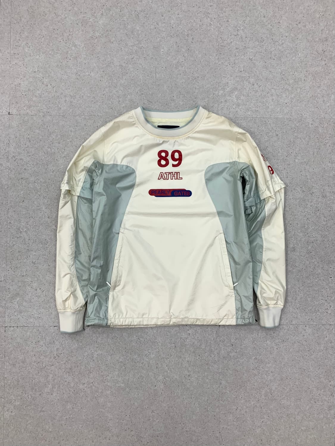 Pearly Gates 파리게이츠 우븐 풀오버 바람막이 상품이미지1