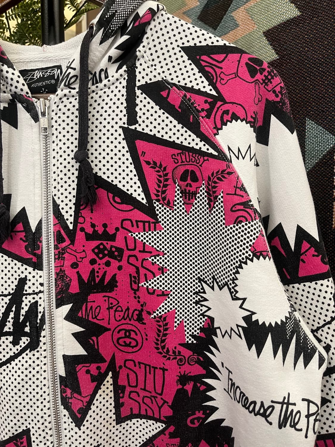 스투시 카툰 그래픽 후드집업 #csz750 상품이미지4