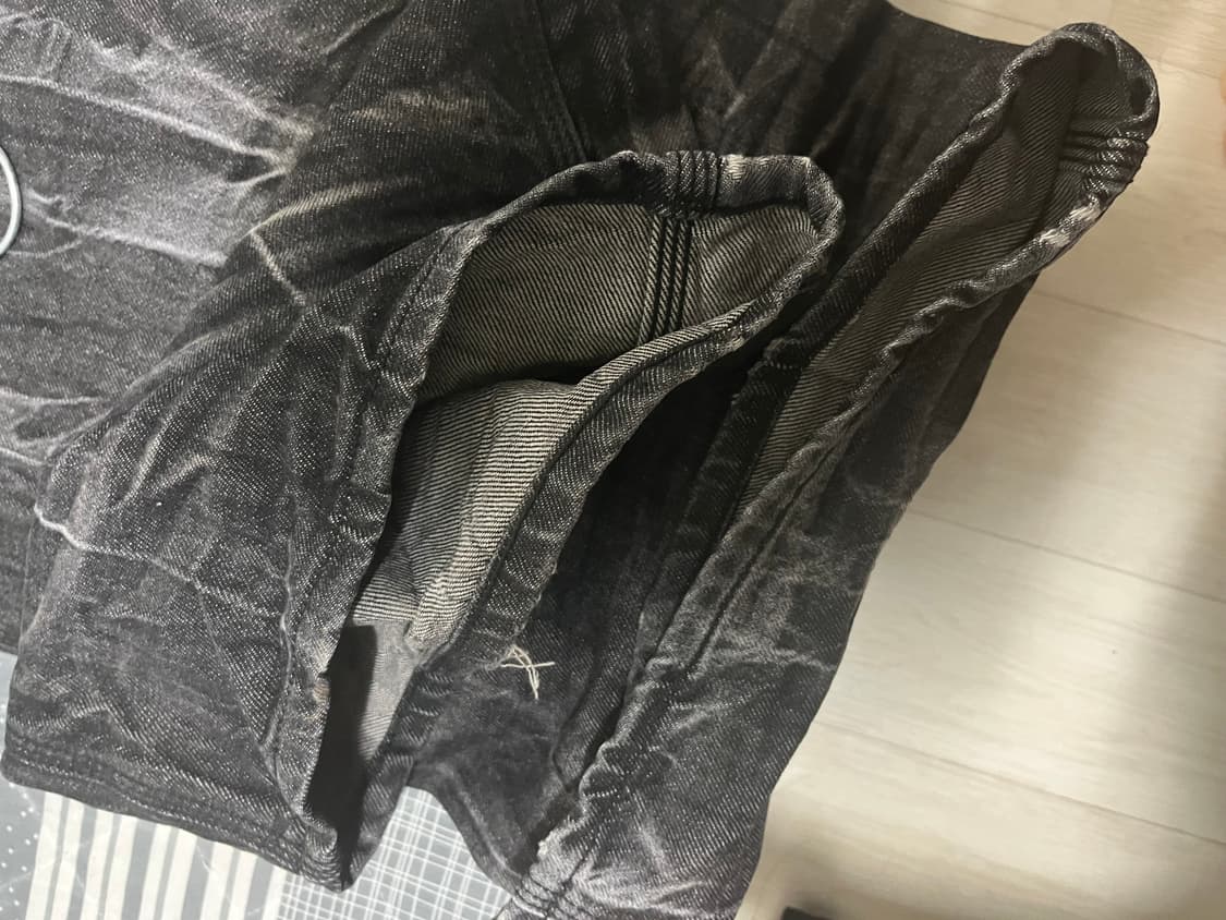 에모스탠스클럽 재패니즈 워시드그레이 배기팬츠 상품이미지2