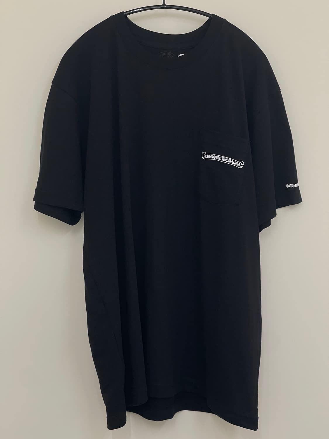 크롬하츠 스크롤라벨 반팔 블랙 XL 상품이미지1