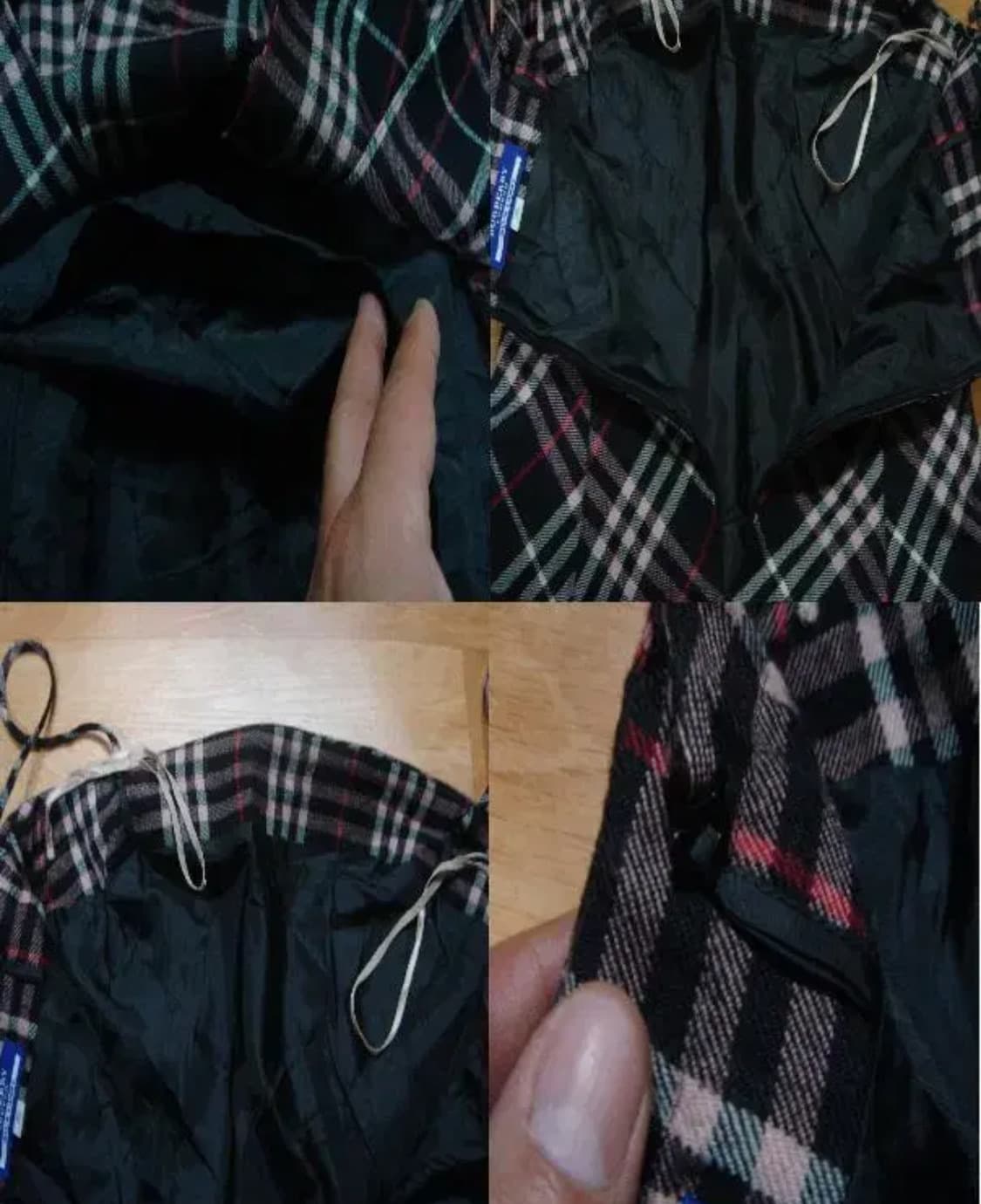 버버리 블루라벨 체크패턴 드레스(울)36 사이즈 상품이미지5