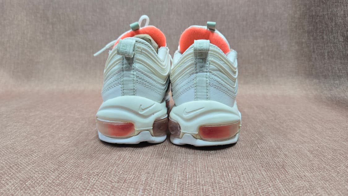 나이키 240mm-  에어 맥스 97 퓨어 플래티넘 팀 오렌지 상품이미지5