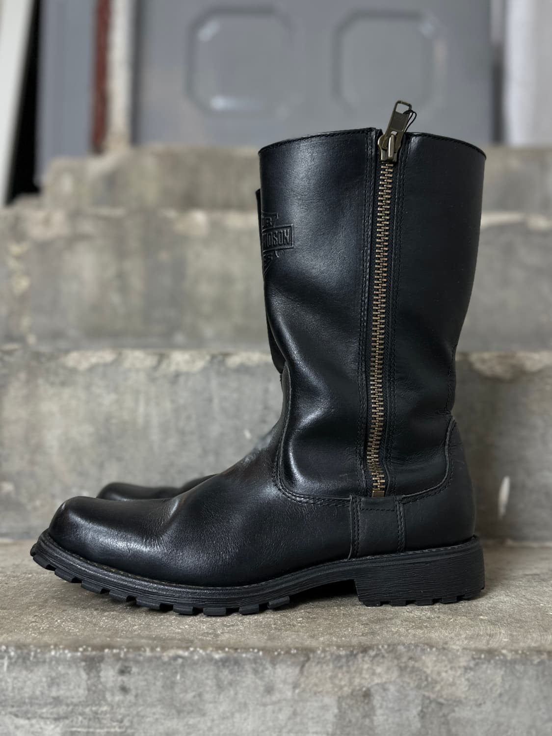 할리데이비슨 모터사이클 부츠 엔지니어 부츠 사이드짚 상품이미지5