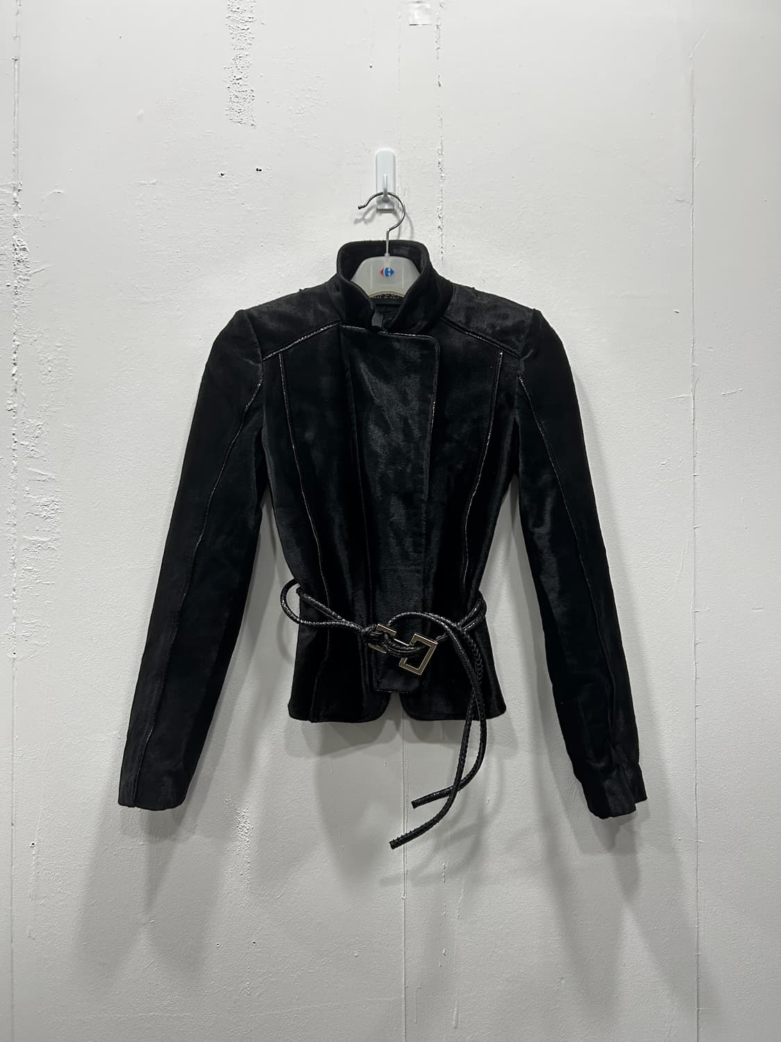 구찌 소가죽 실크 벨티드 집업 자켓 38사이즈 xs 상품이미지1