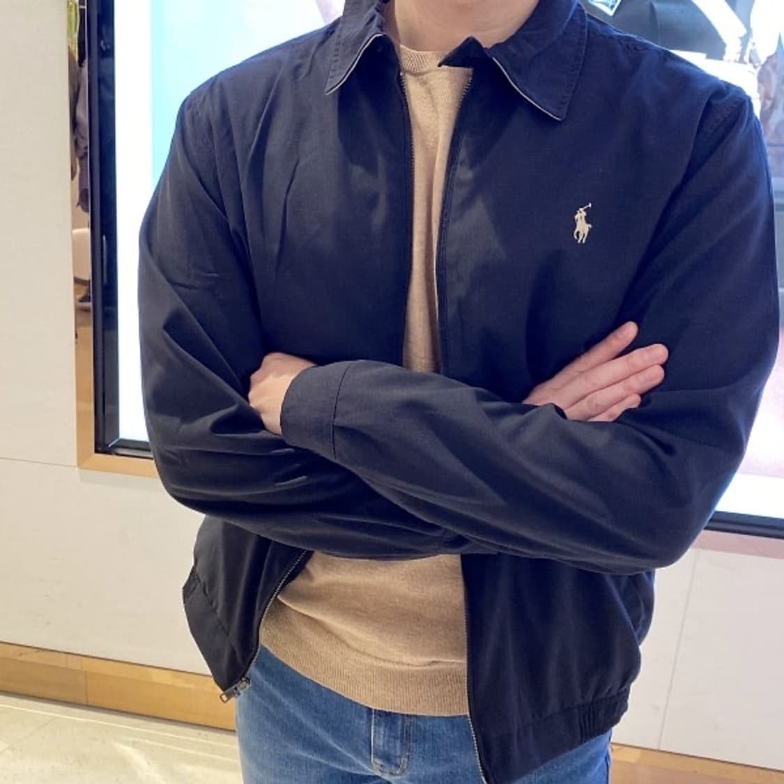 폴로 랄프로렌 바이스윙 자켓 블랙 L 상품이미지8