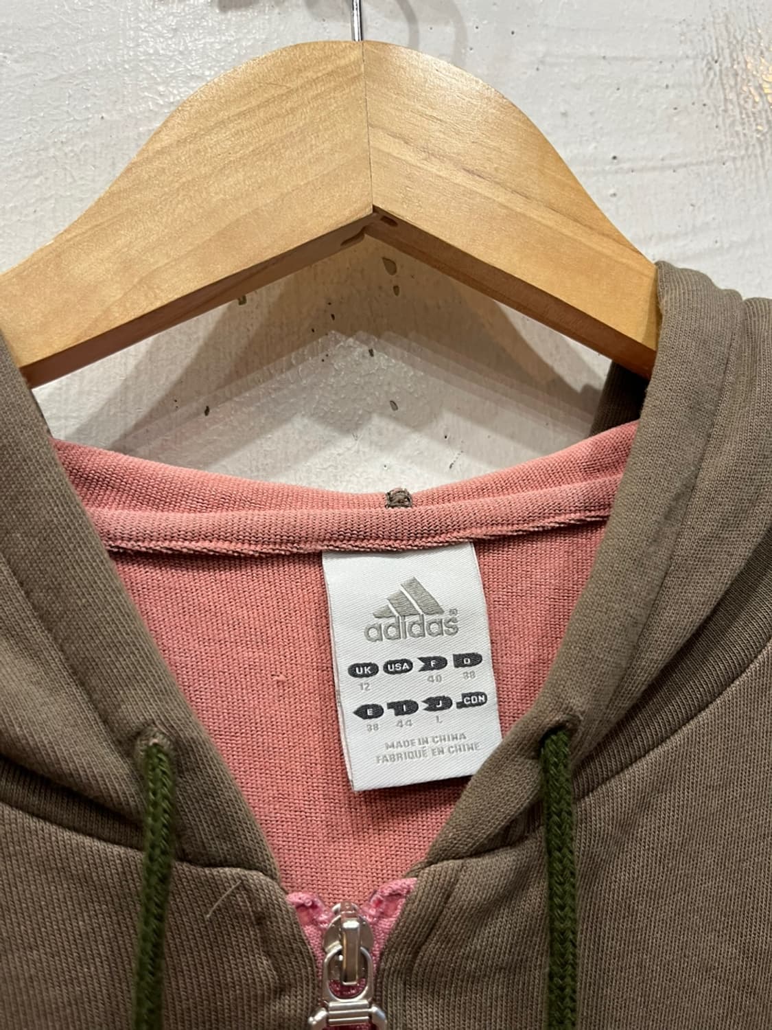 00s 아디다스 재팬 핑크로고 후드집업  상품이미지3