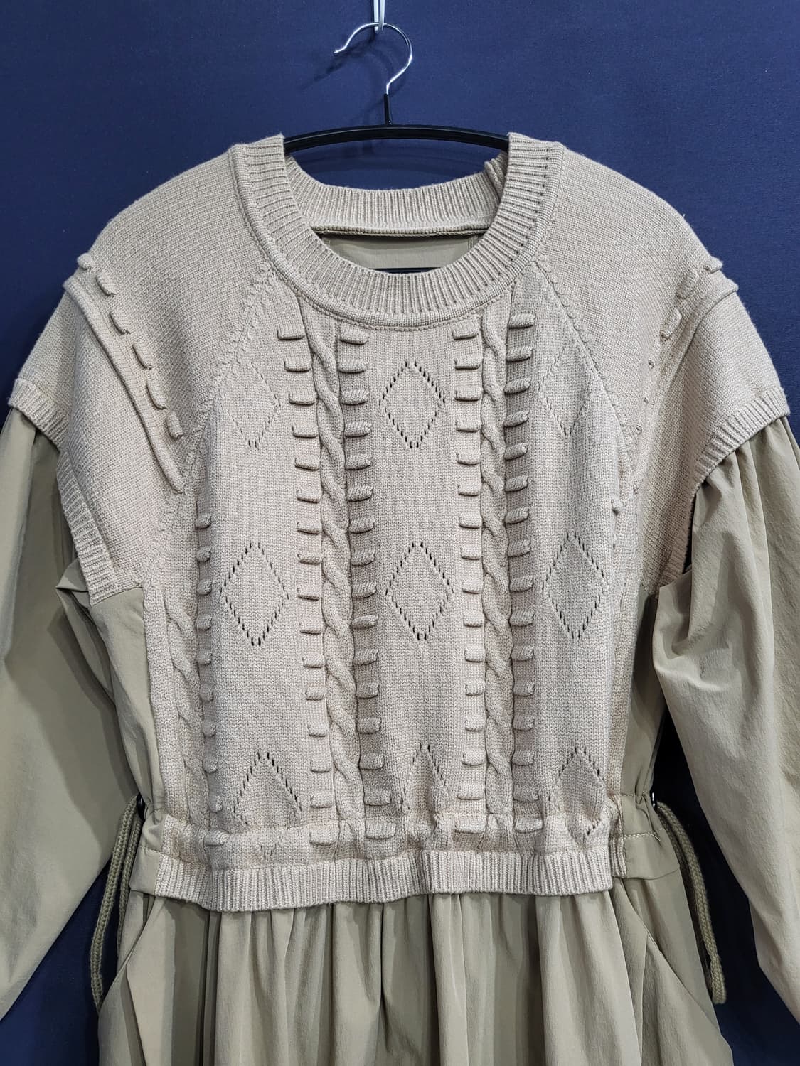 컨슈머 레이어드 니트 롱원피스(새상품) 상품이미지2