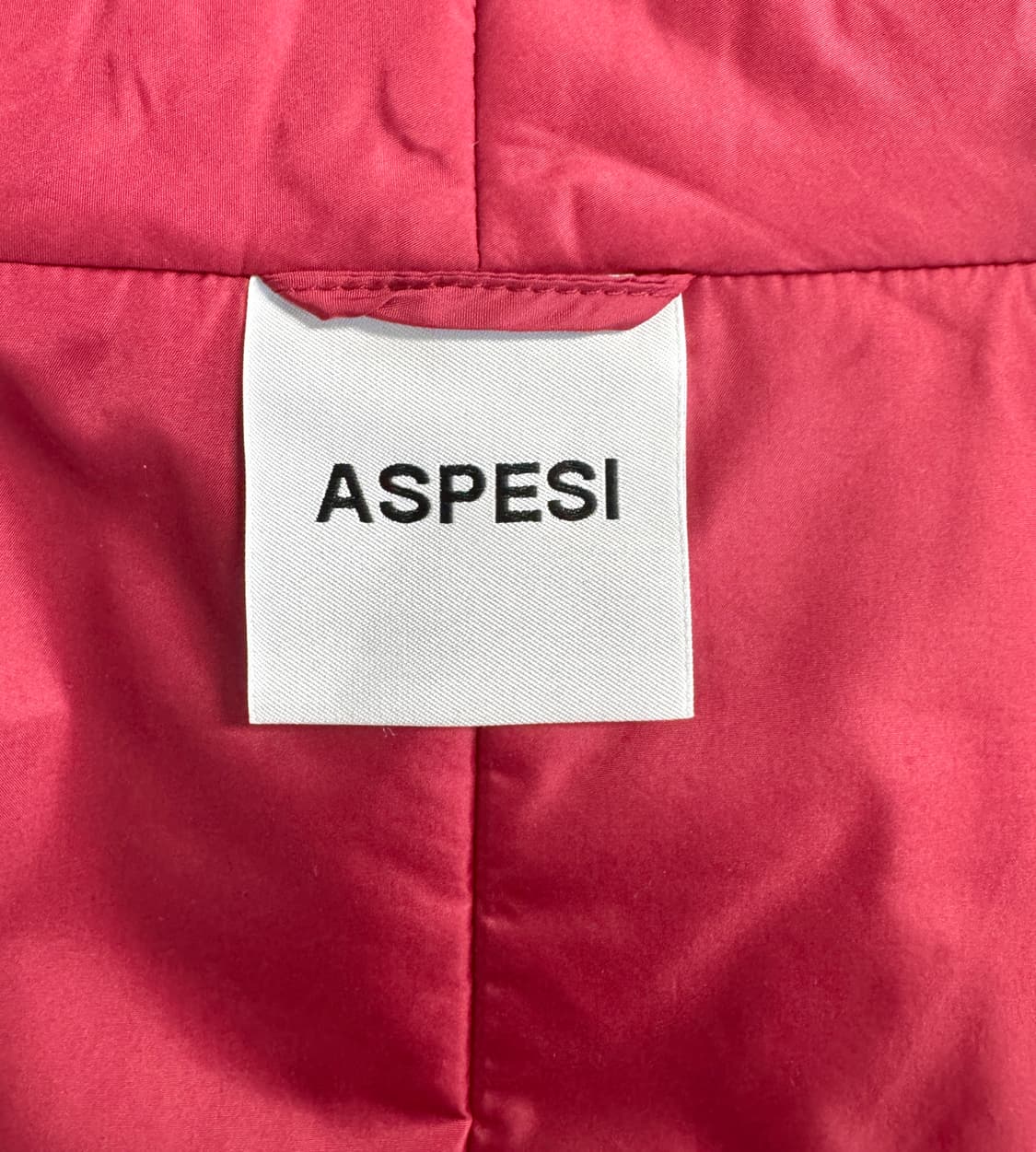 ASPESI 아스페시 버건디 오버사이즈 패딩 코트 L 상품이미지7