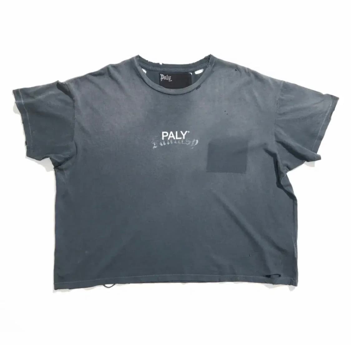 팔리할리우드 CORE LOGO TEE VINTAGE BLACK 상품이미지1