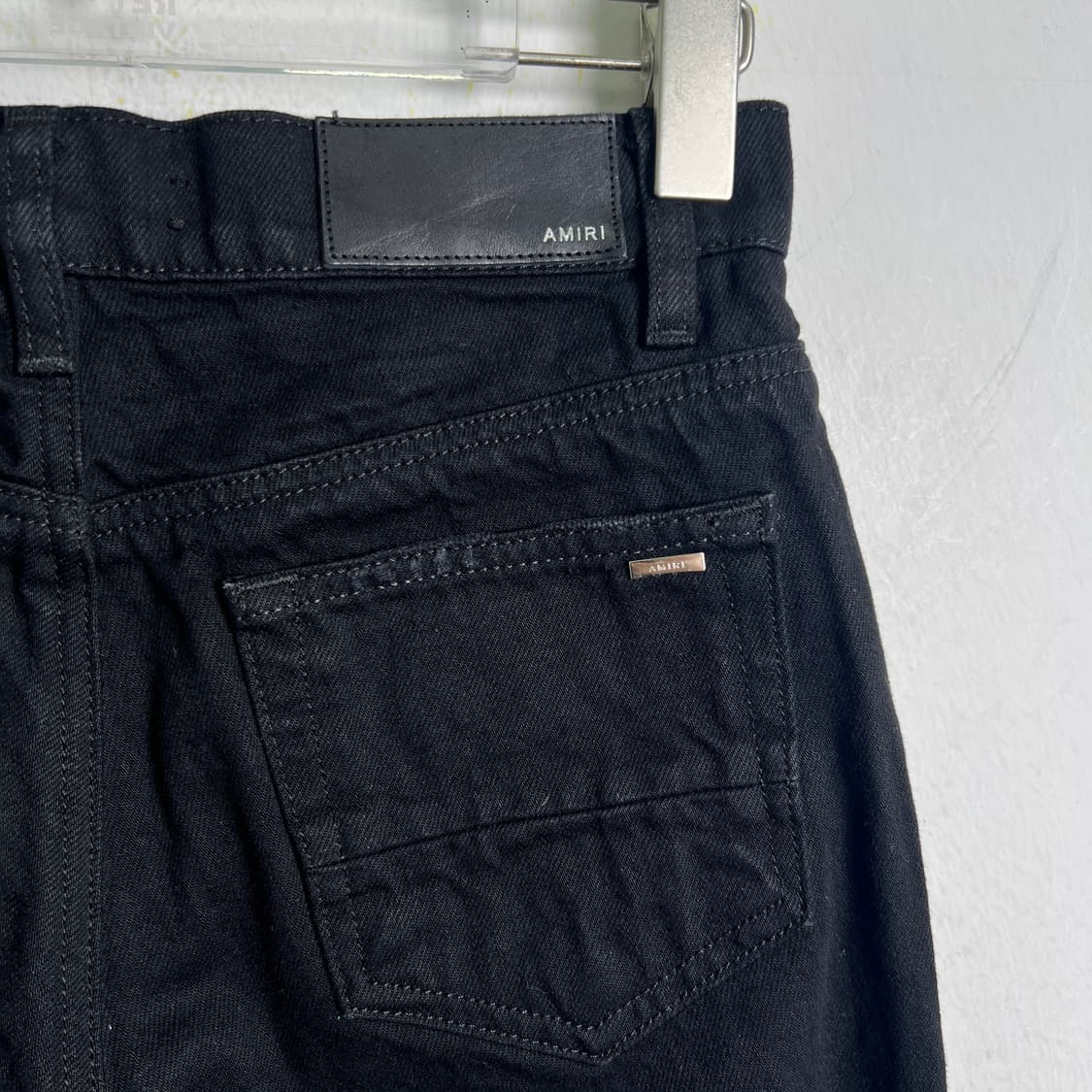 Amiri 아미리 블랙 디스트로이드 데님 팬츠 26 상품이미지6