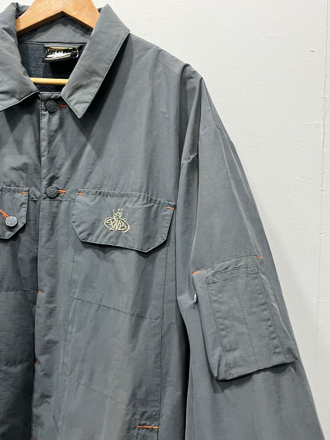 Vintage PNB Nation 안감 플리스 바람막이 자켓 XL 상품이미지9