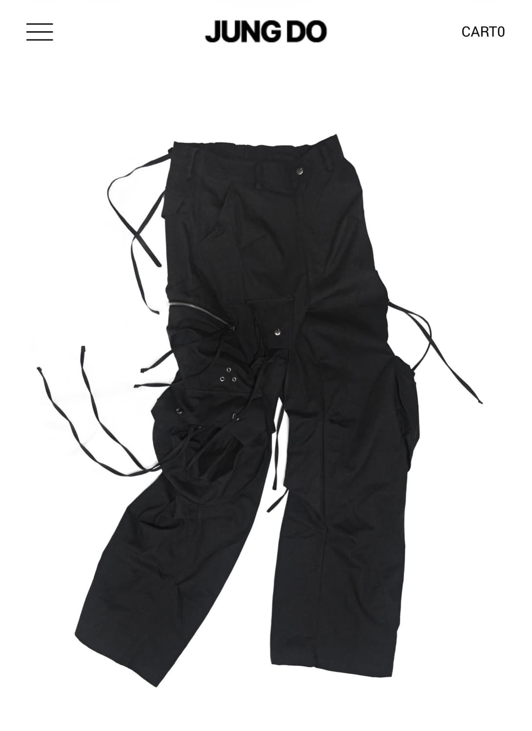 [Black] Jungdo YETI CARGO PANTS 상품이미지1