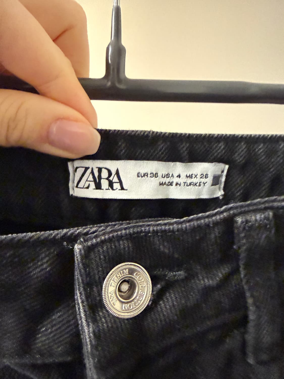 zara 다크그레이 데님  상품이미지2