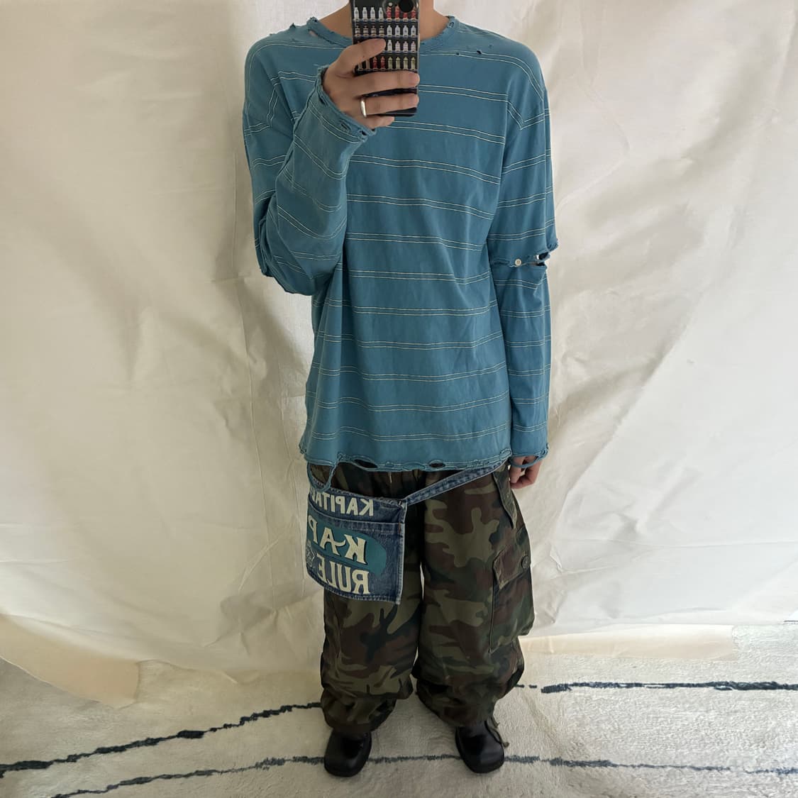 FACCIES Border Detachable Long Sleeve 상품이미지1