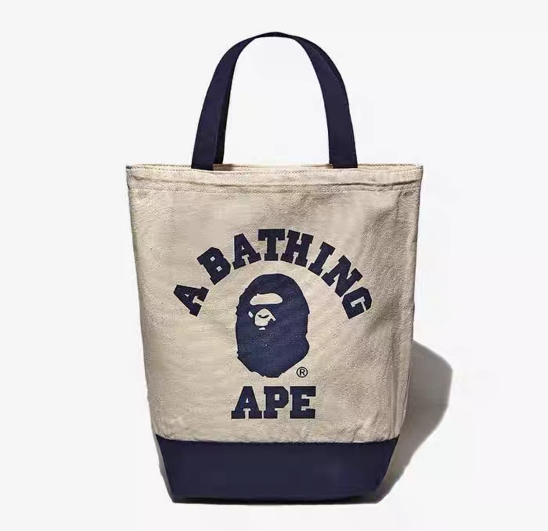 베이프 잡지부록 빅사이즈 캔버스 토트백 상품이미지3