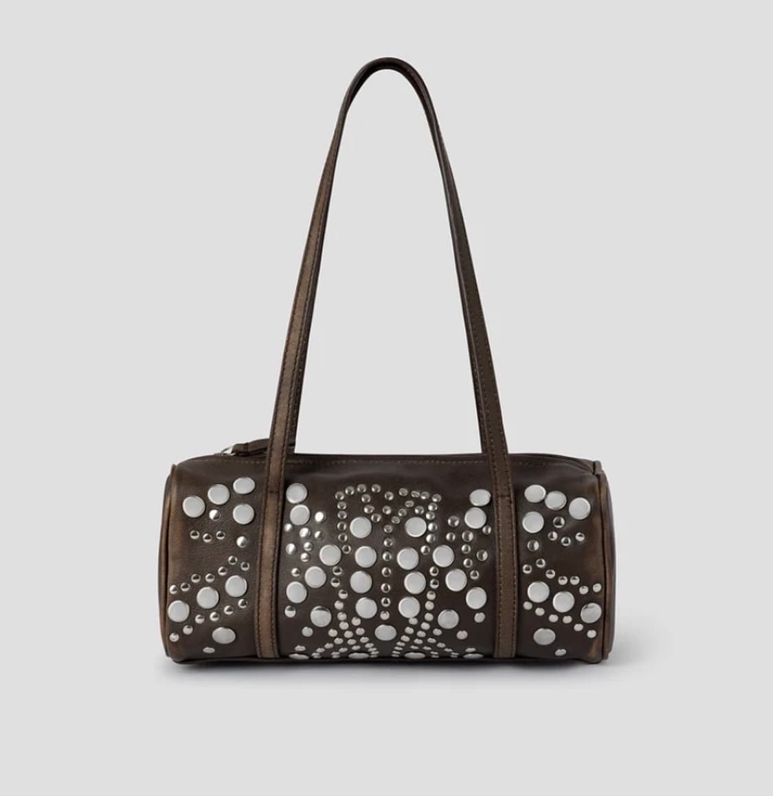 기마구아스 Sofia 스터드백 레더 브라운 상품이미지1