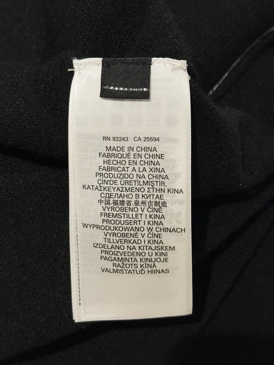 디젤 블랙 사이드라인 울 캐시미어 블렌드 니트 상품이미지8