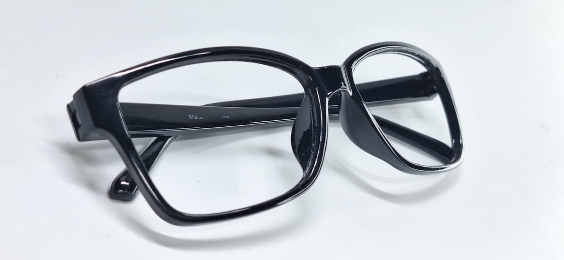 블랙 스퀘어 안경테 선글라스테 142mm 일본 수입 빈티지 클래식 레트로 상품이미지3