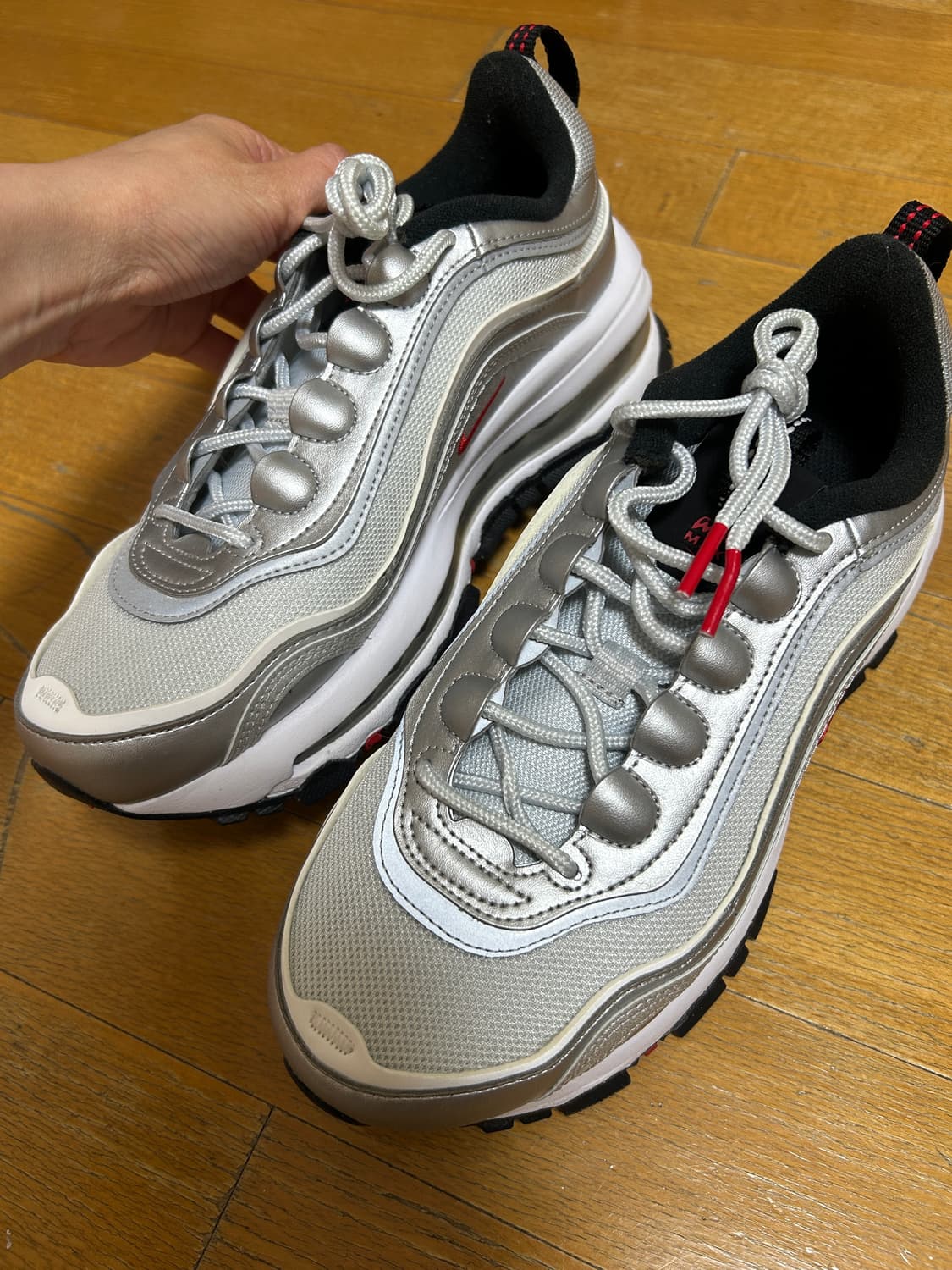 (새상품) 나이키 에어맥스 97 퓨추라 실버 240 상품이미지5