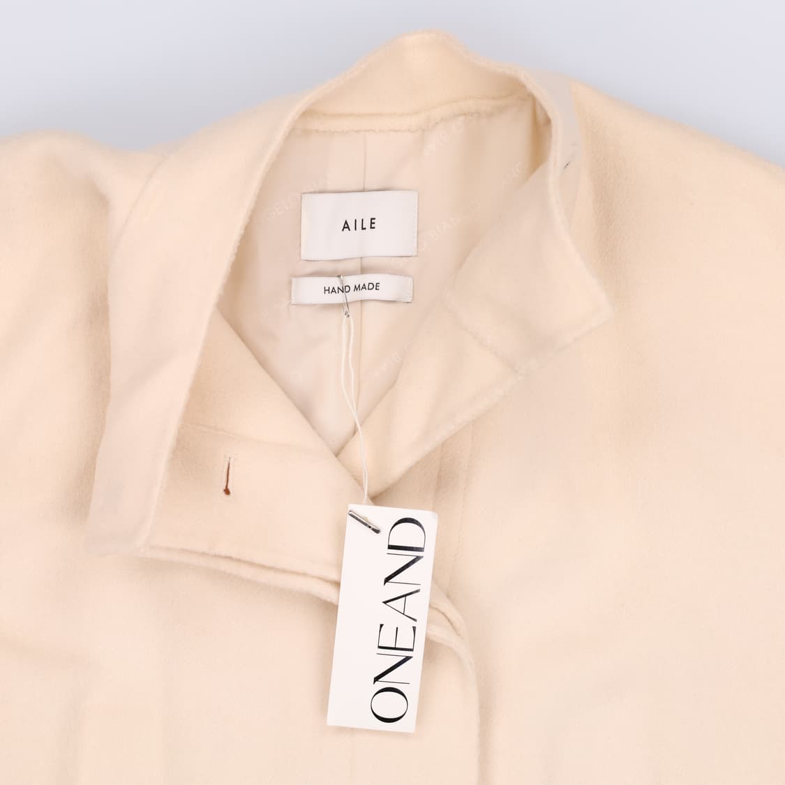 [실측확인] 새상품 원앤드 가오리핏 울 코트 0105J 상품이미지6