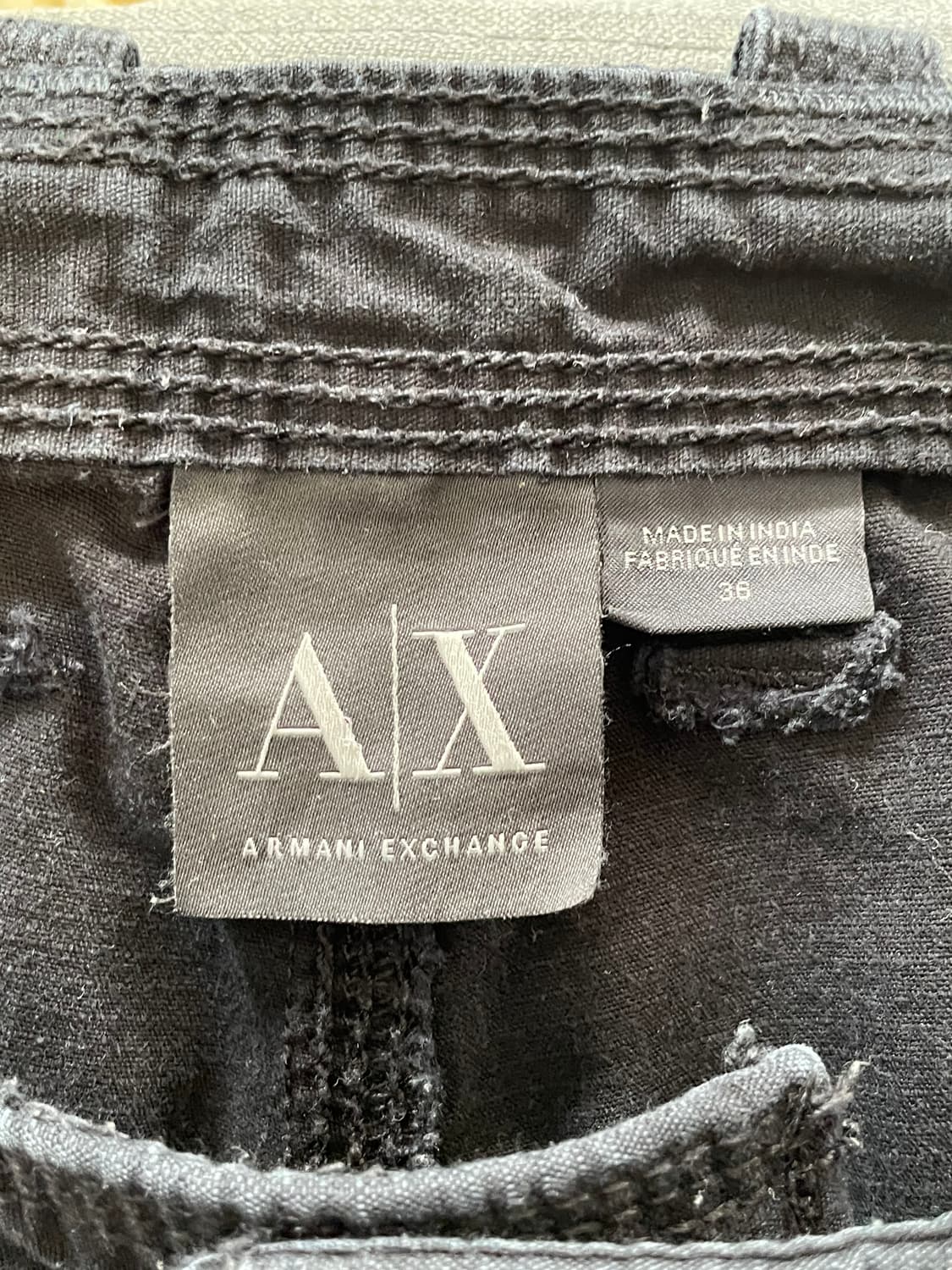 아르마니 익스체인지 블랙 카고 반바지 상품이미지2