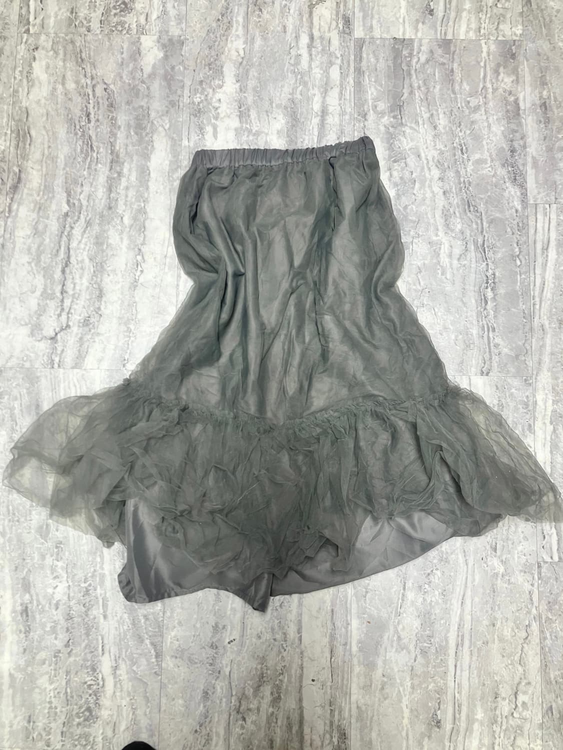 일본빈티지 달천깔페어리 프린세스 공주풍 퍼퓰럼 샤스커트 상품이미지1