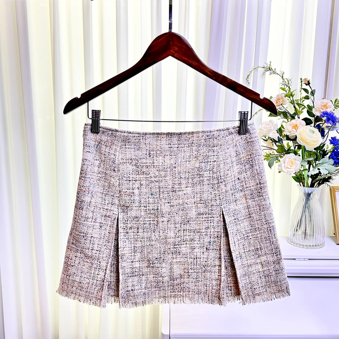 버버리 블루라벨 울 트위드 스커트 상품이미지2