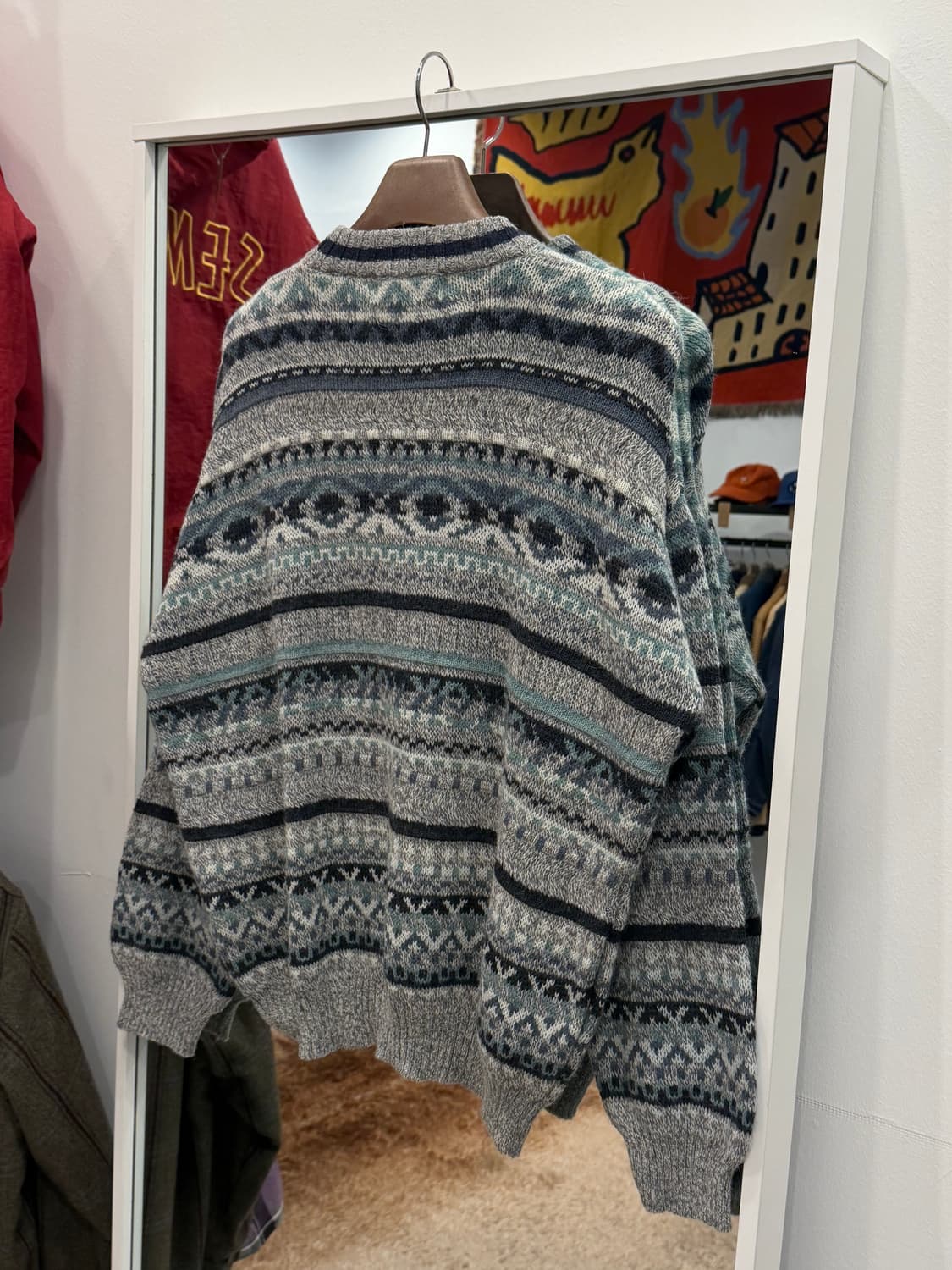 00s Giorgio 빈티지 알파카 울 니트 (made in Italy) 상품이미지5