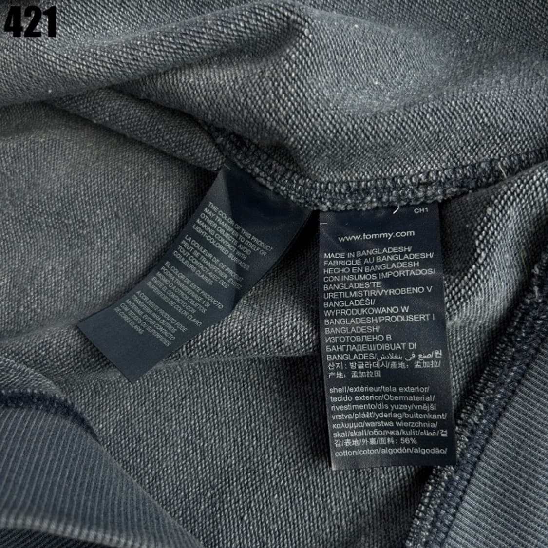 타미힐피거 하프집업 네이비  상품이미지3