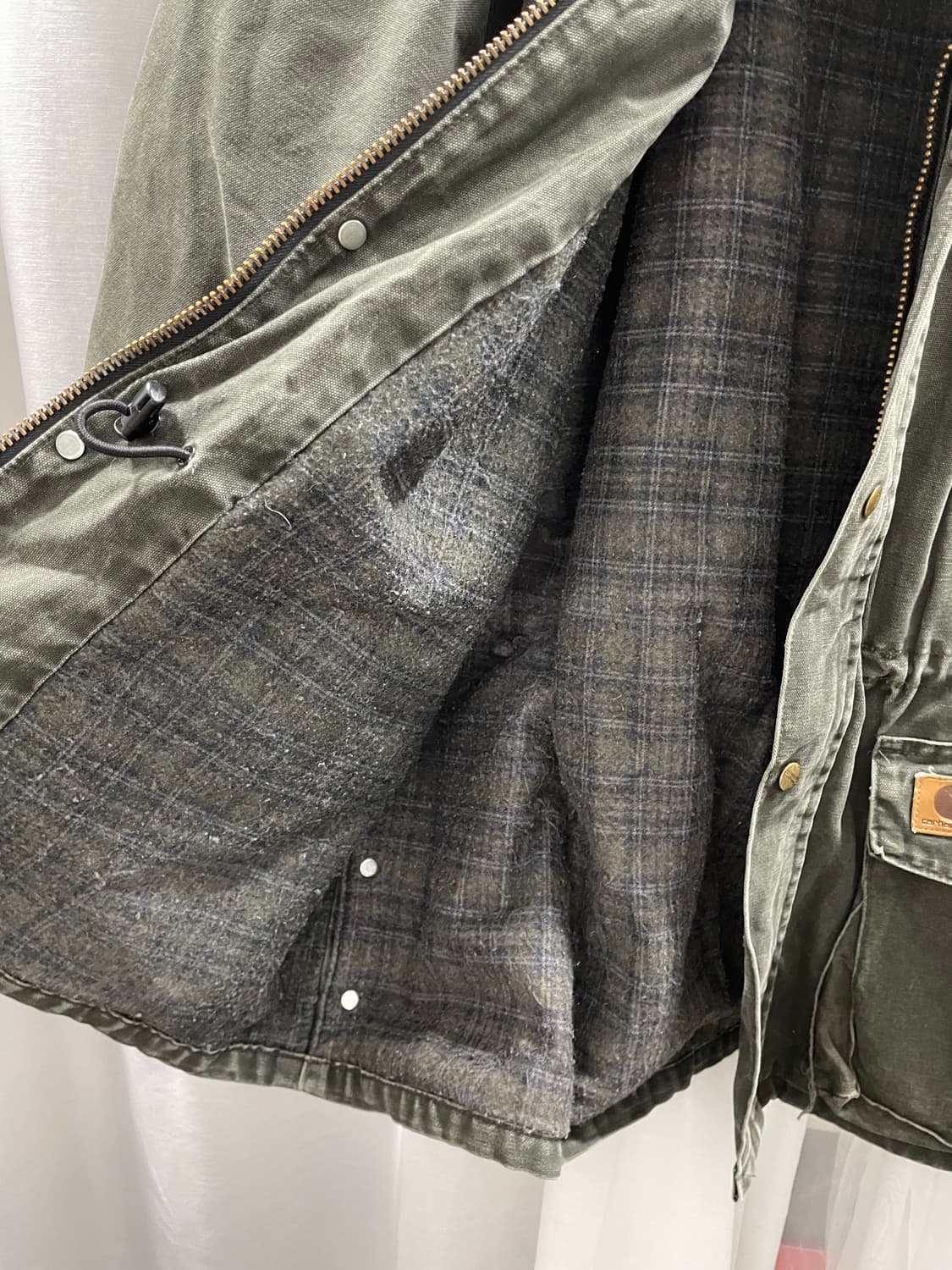 칼하트/ C52 초어코트 모스그린/ 3XL 상품이미지8