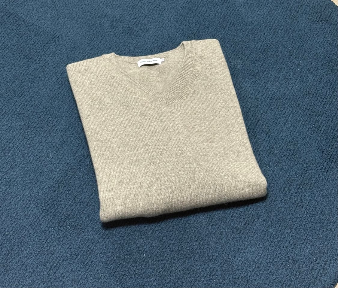 [3] 스테디에브리웨어 sew 코지 울 캐시미어 브이넥 니트 상품이미지1