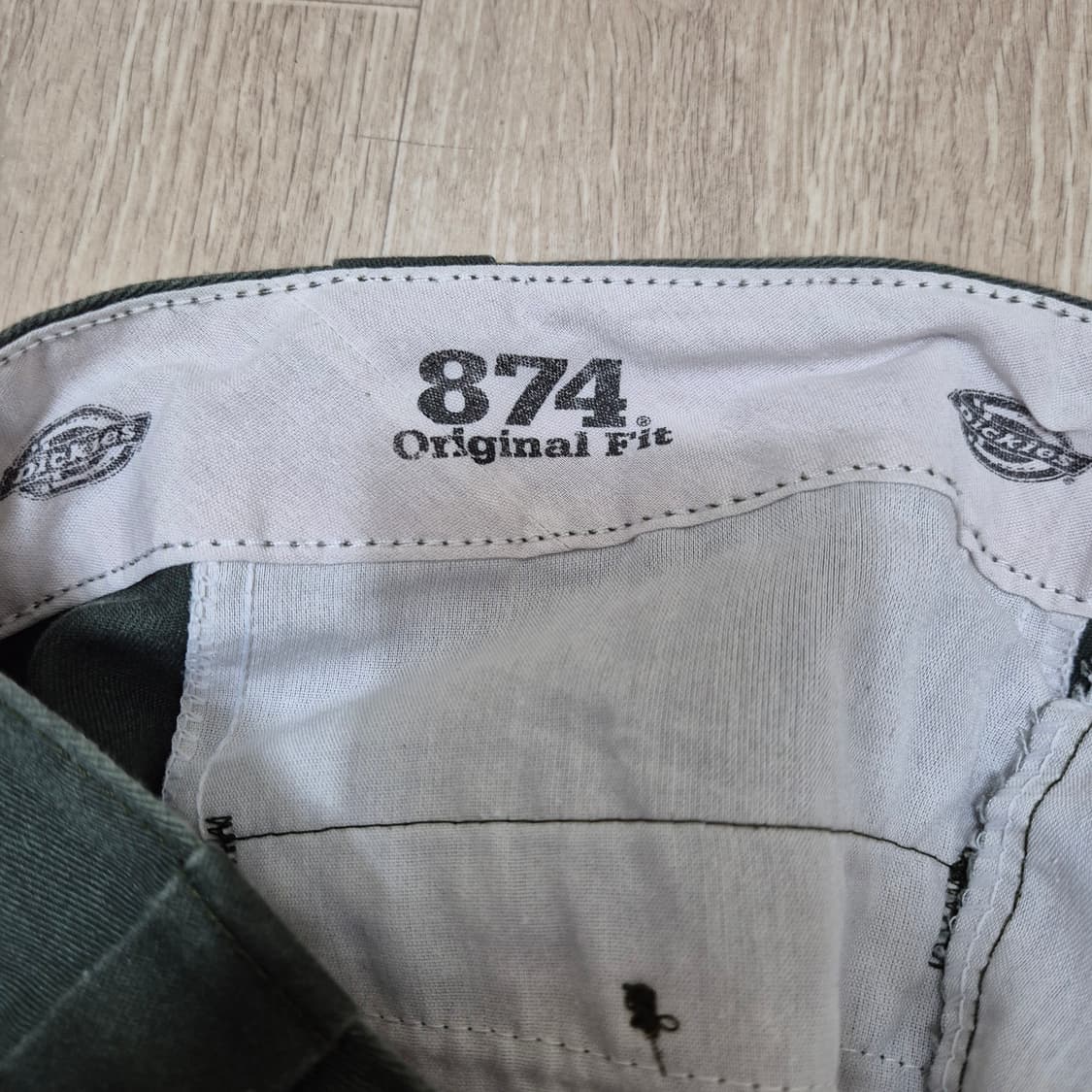 디키즈 874 오리지널핏 카키 워크 치노팬츠 상품이미지5