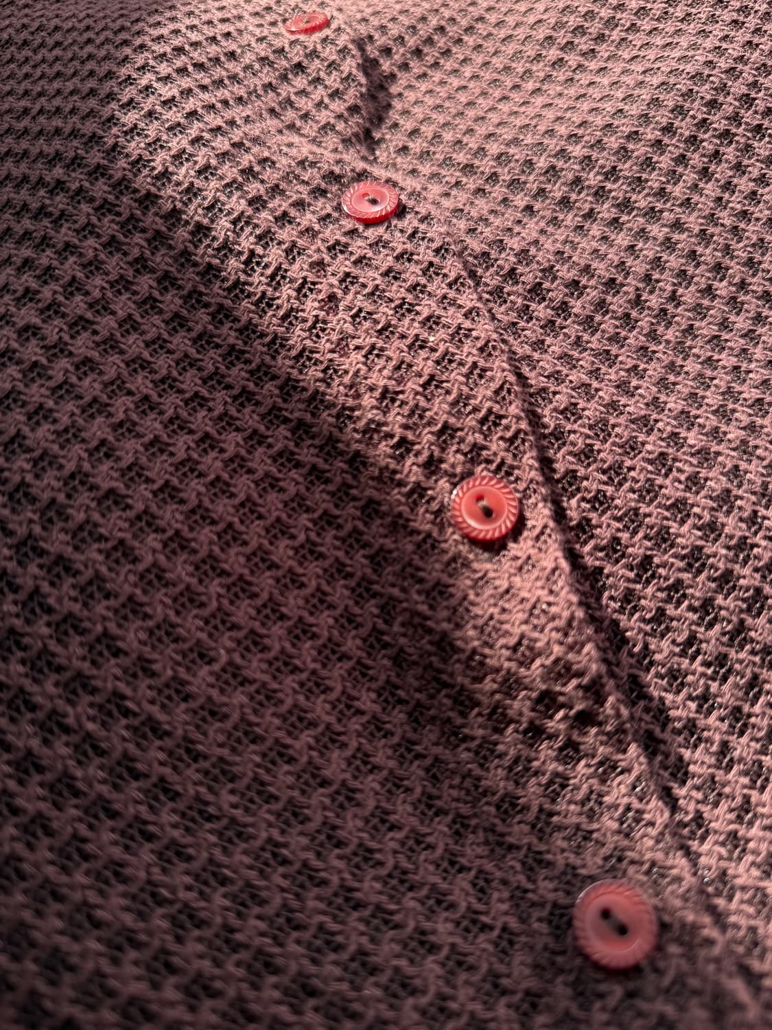  Brown Crochet Button Shirt 0154 상품이미지5