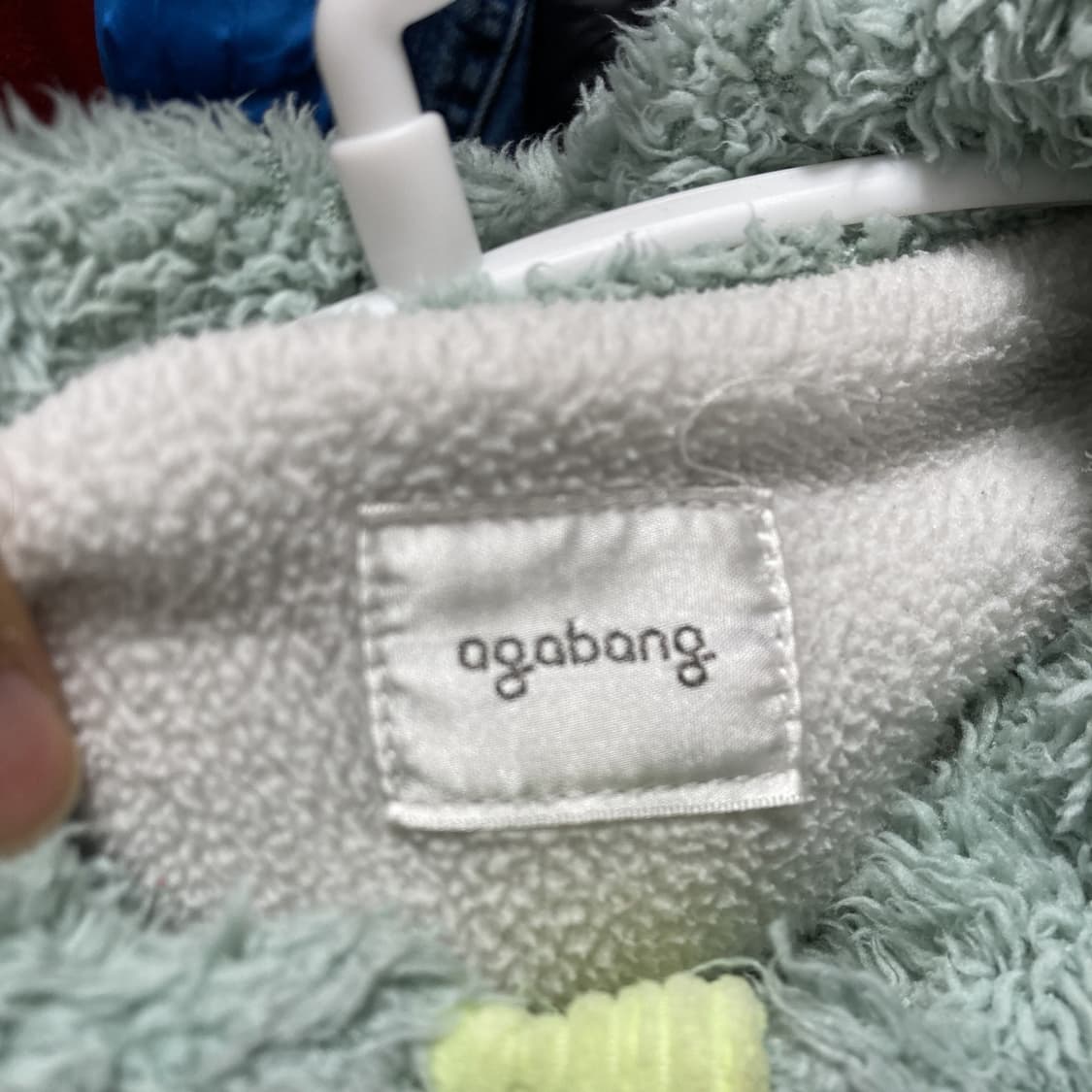 아가방 키즈 플리스 배색롱점퍼 110 상품이미지3