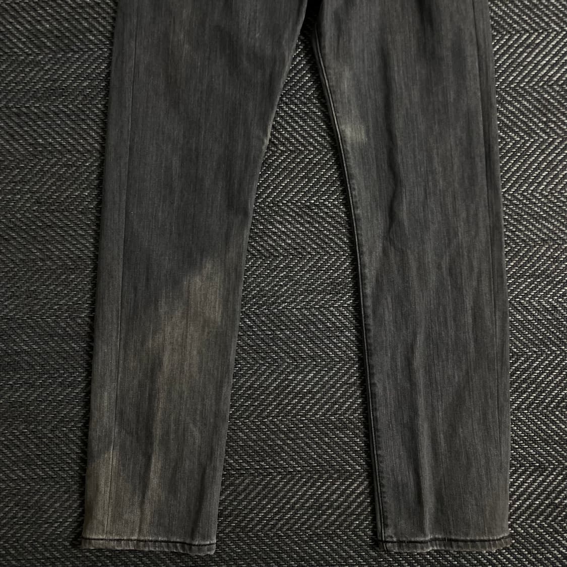 리바이스 501 레귤러 워싱 데님 흑청 팬츠o 3083 상품이미지2