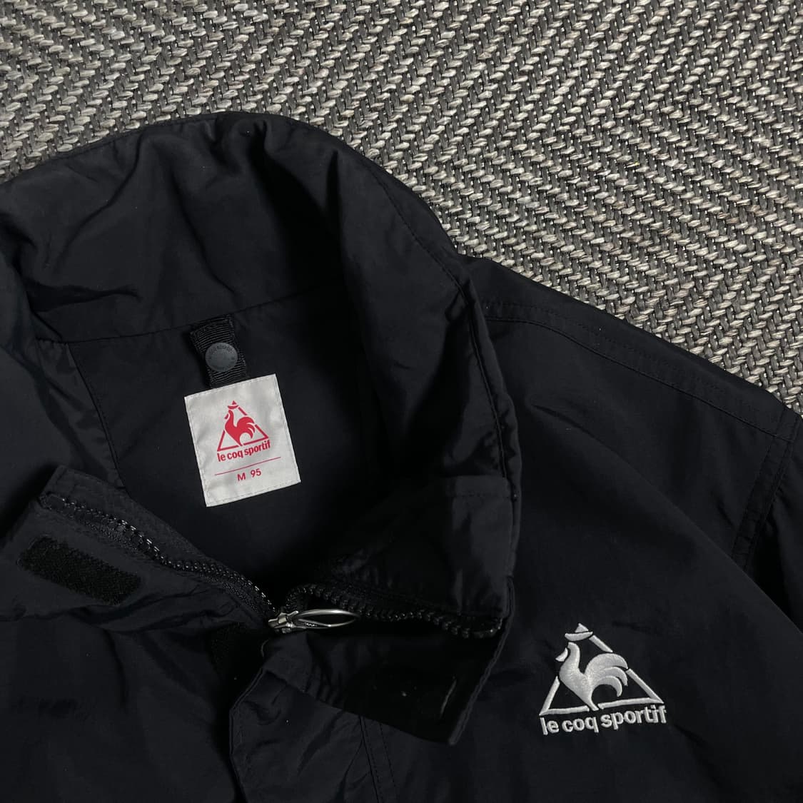 르꼬끄 빅로고 박시핏 우븐 바람막이 자켓o 4777 상품이미지5