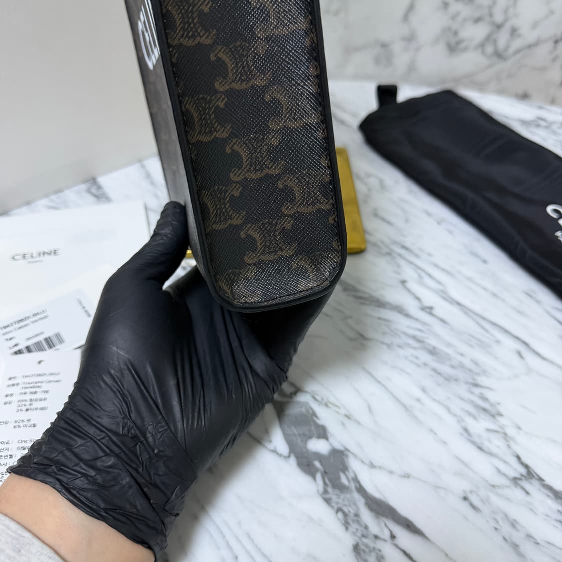 셀린느 트리옹프 캔버스 카바스 미니 토트백 크로스백
미니 상품이미지6