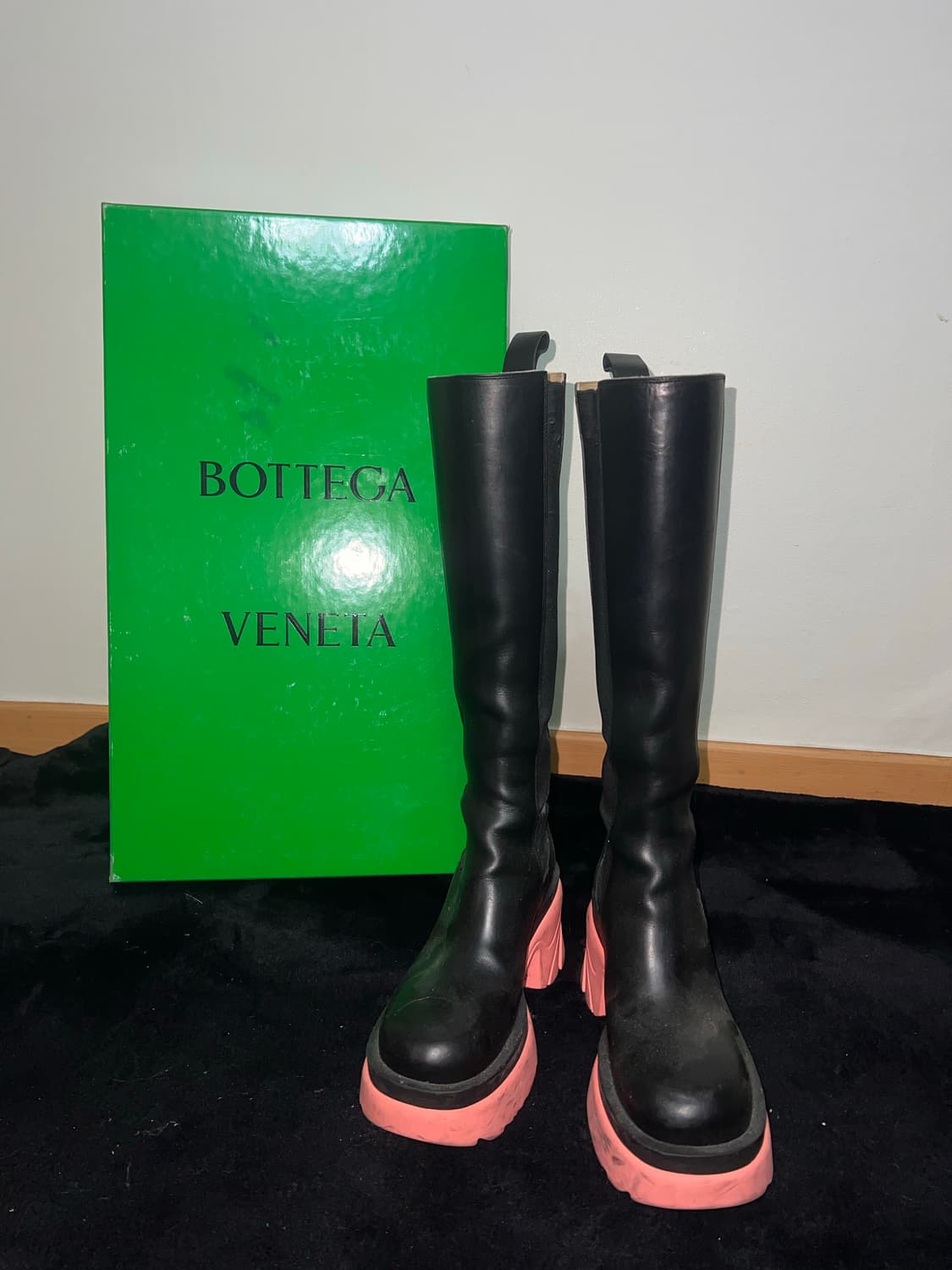 BOTTEGA VENETA 보테가베네타 플래쉬 바이컬러 핑크 38 상품이미지2
