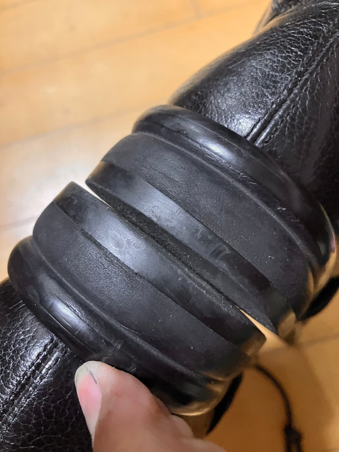 Esprendor 00s Y2K 스퀘어도 더비 슈즈 265 상품이미지4