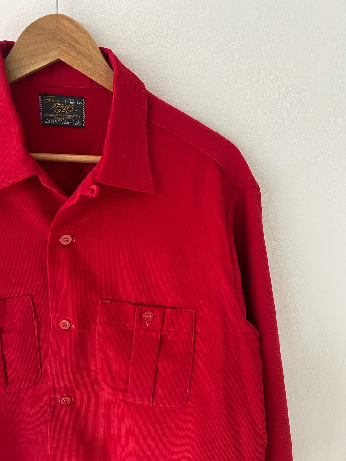 60-70's Sears Perma Prest open collar  상품이미지4