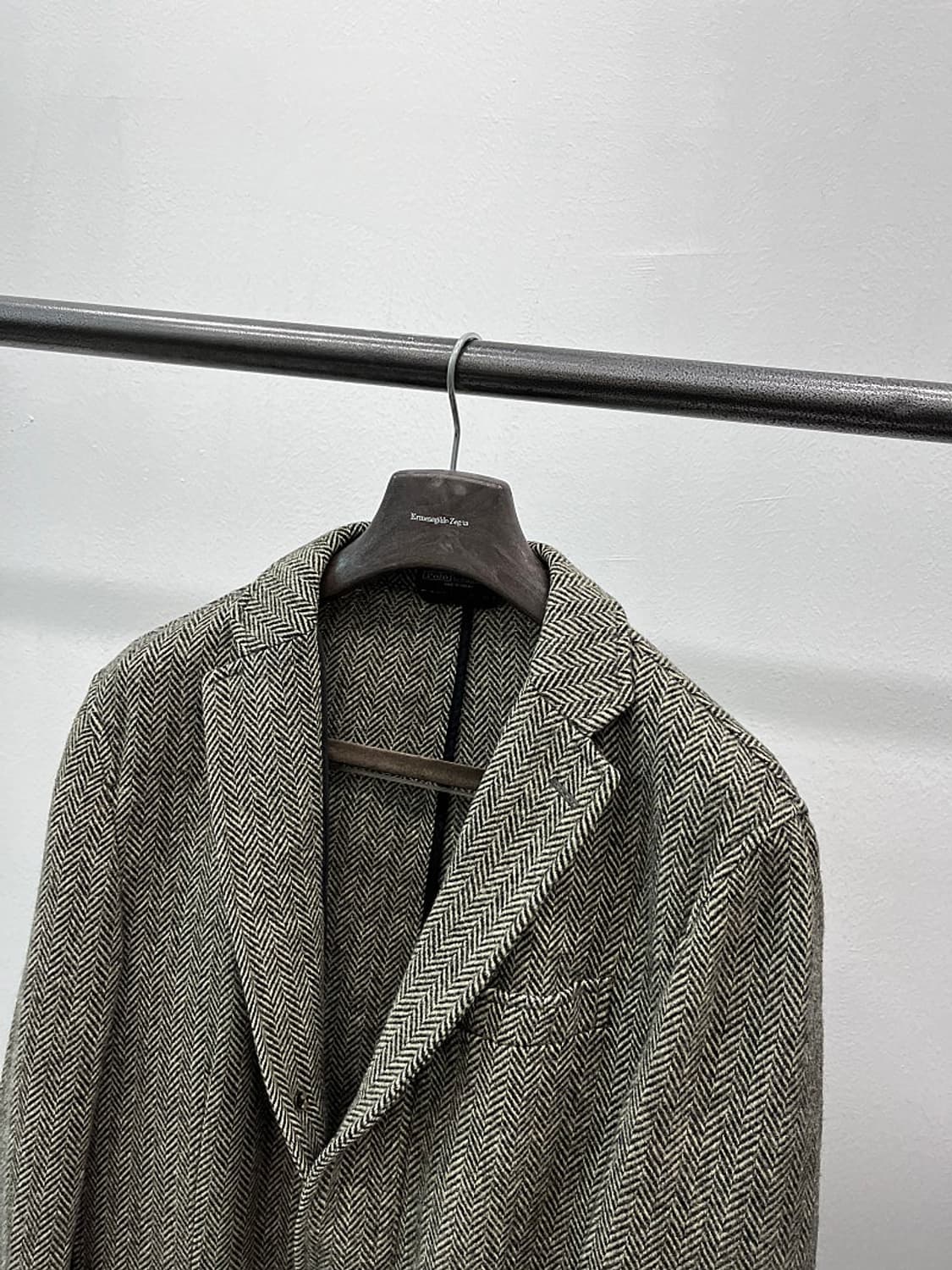 110) 폴로 엘보패치 헤링본 자켓  상품이미지3