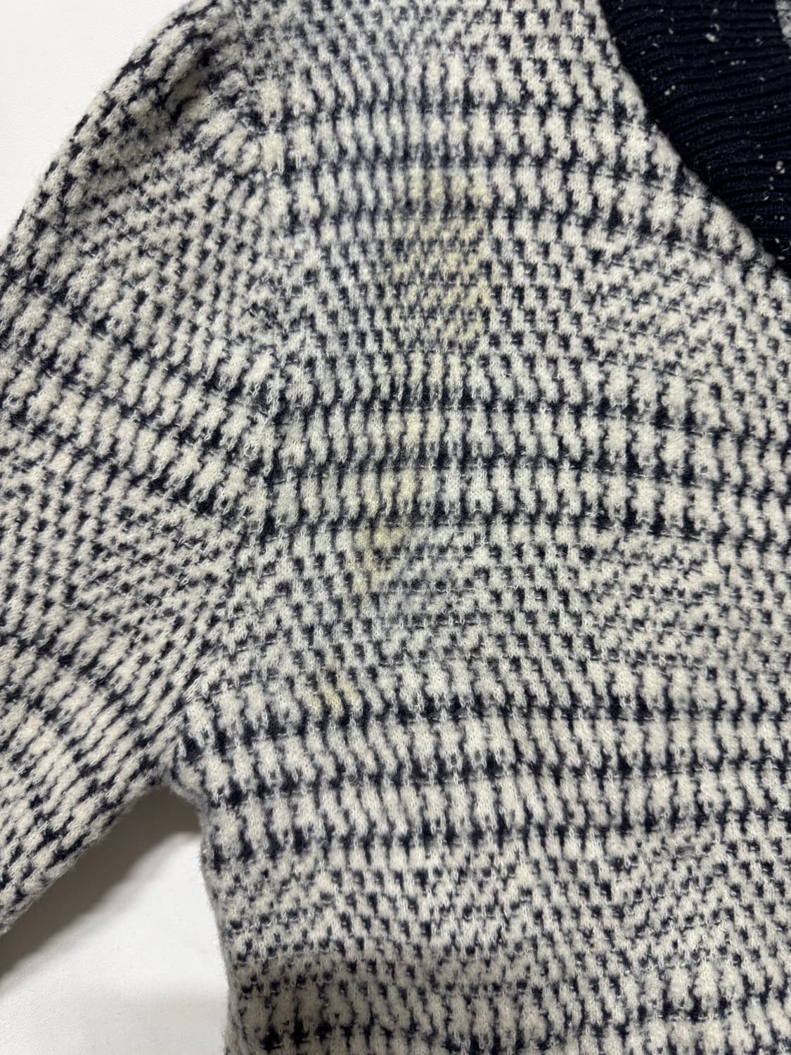 0 톰브라운 울 니트 블루종 자켓 상품이미지6