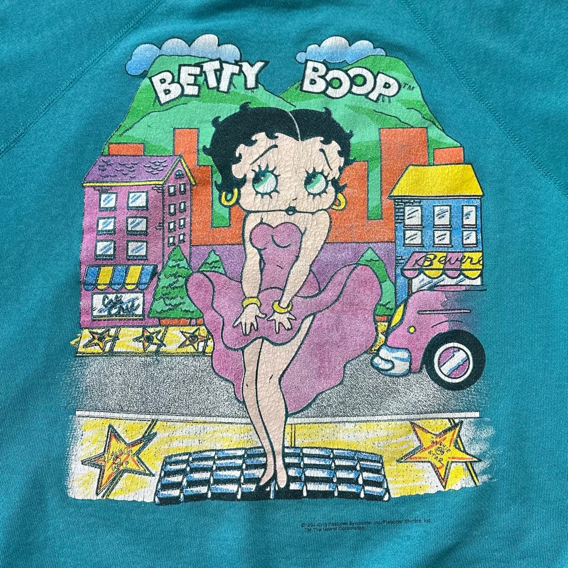 90s USA 베티붑 빈티지 스웻셔츠 XL 상품이미지3