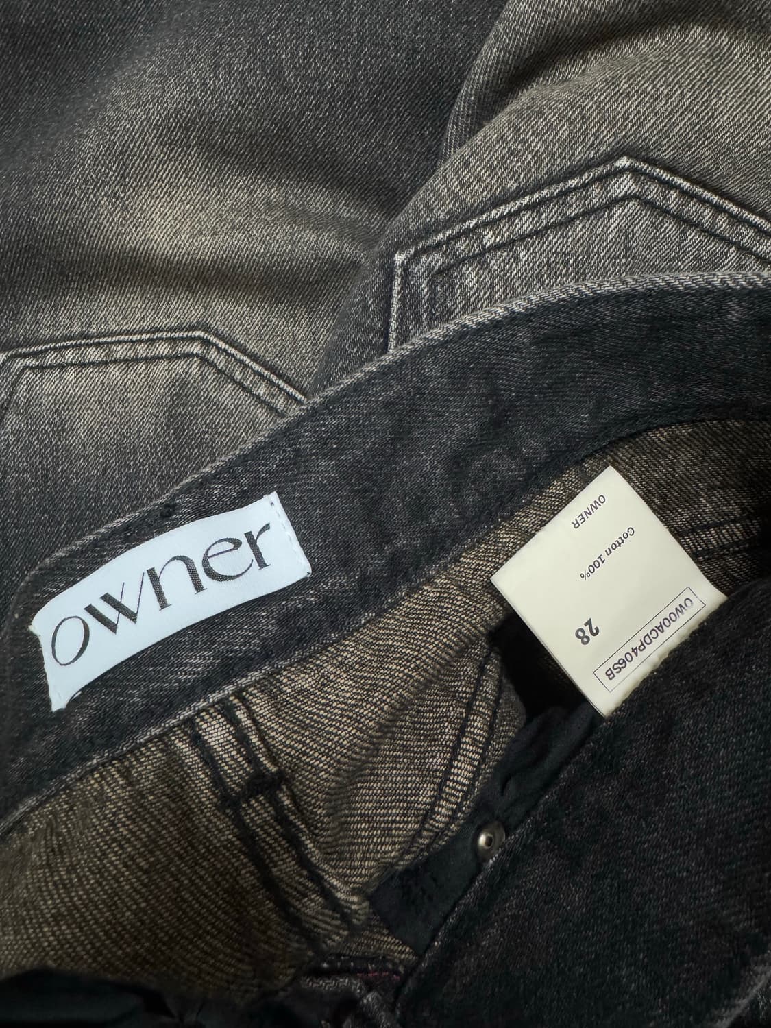 오너 노아 플레어핏 데님 글로우블랙 28 상품이미지5