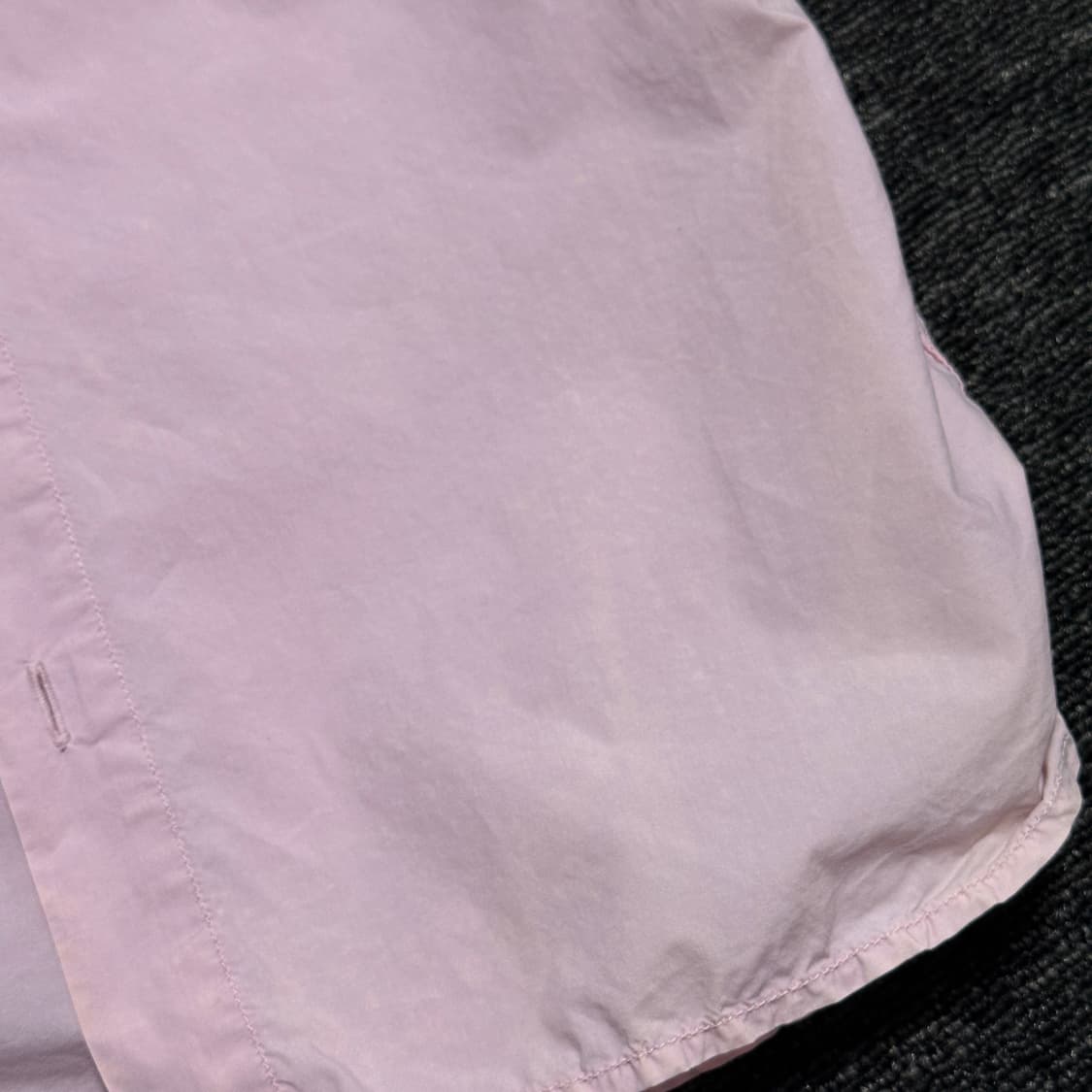 정품) 스톤아일랜드 핑크 반팔 셔츠 상품이미지5