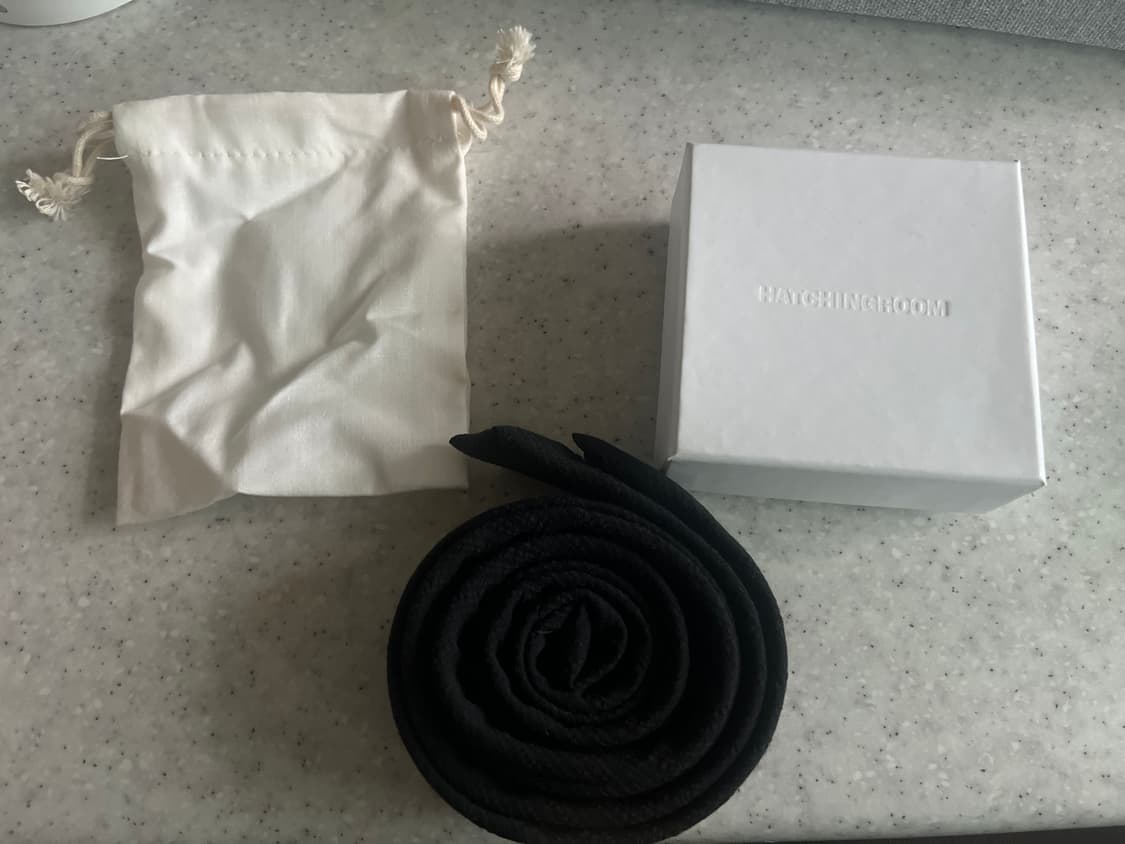 해칭룸 피트타이 다크 네이비  Pete Tie Stripe Dark Na 상품이미지2