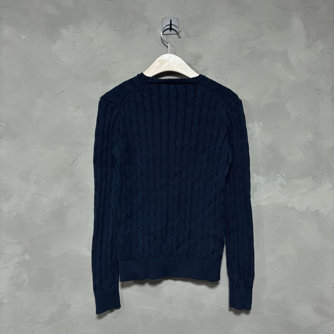 폴로 랄프로렌 신형 케이블 니트 네이비 상품이미지4